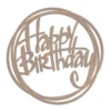 Birthday mdf cutout