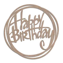 Birthday MDF cutout