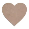 MDF Cutout Heart Base Plate