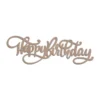 Happy Birthday Mdf Cutout Swirls Happy birthday mdf cutout swirls