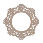 MDF Cut Decorative round frame