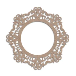MDF Cut Decorative round frame