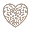 Mdf Cutouts Heart Floral Design Mdf cutouts heart floral design
