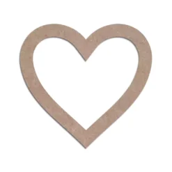 MDF cutout hearts