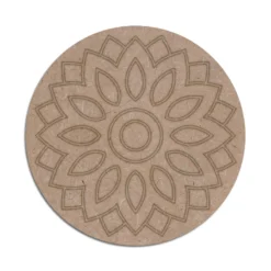 MDF Mandala Rangoli Engraved Cutout for Craft Work