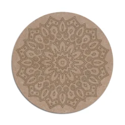 MDF Mandala Rangoli Engraved Cutout for Craft Work Design 3