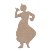 Mdf Cut Indian Kathak Dancer Mdf cut indian kathak dancer