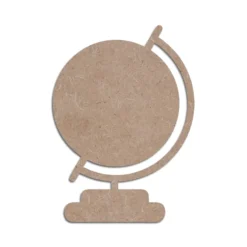 MDF Cutout of Globe for Art & Craft
