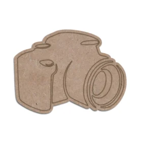 Mdf cutout of camera for art & craft