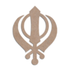 Mdf Cut Khanda (Sikh Symbol) Mdf cut khanda (sikh symbol)