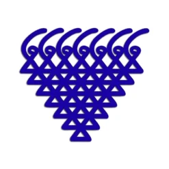 Acrylic Saraswati Yantra Cutout For Rangoli, Pooja, Decorations &Amp; Festival Gifts Acrylic cutout saraswati yantra