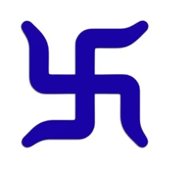 Acrylic Cutout Of Swastik Acrylic cutout swastik