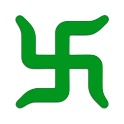 Acrylic cutout Swastik