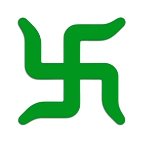 Acrylic cutout swastik