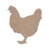 MDF Cut Farm Hen for Art & Craft