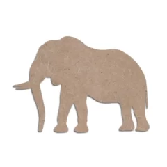 Mdf cutout elephant for art and craft