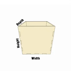 Mdf Simple Custom Size Box Mdf box