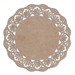 MDF Cut Mandala Border Base Plate Design 2