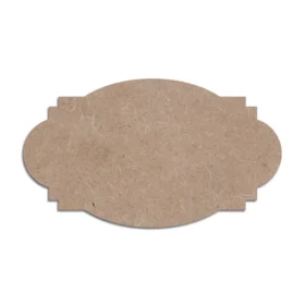 Mdf board cutout baseplate