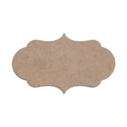 MDF Board Cutout Plaque