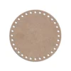 Mdf cut circle crochet bottom 4