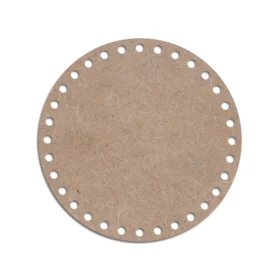 Mdf cut circle crochet bottom 4