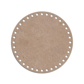 Mdf cut circle crochet bottom 5