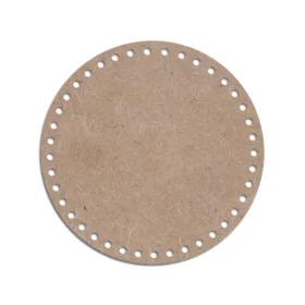 Mdf cut circle crochet bottom 6