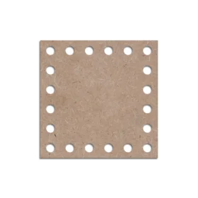 Mdf cut square crochet bottom 1
