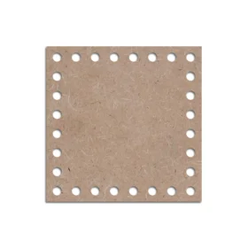 Mdf cut square crochet bottom 2