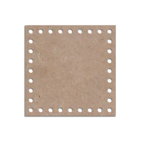 Mdf cut square crochet bottom 3