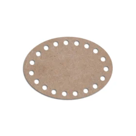 Mdf cut oval crochet bottom 2