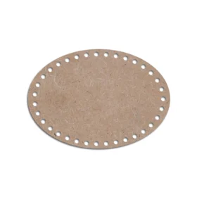 Mdf cut oval crochet bottom 6