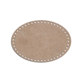 Mdf cut oval crochet bottom 8