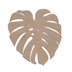 Mdf craft leaf coaster