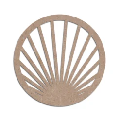 MDF Craft Circle Coaster Design 11