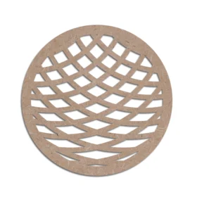 Mdf craft circle coaster design 16