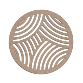 Mdf craft circle coaster design 18