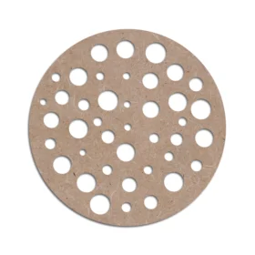 Mdf craft circle coaster design 19