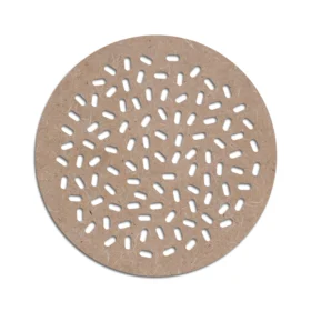 Mdf craft circle coaster design 20