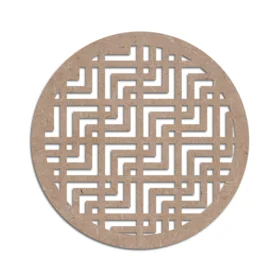 Mdf craft circle coaster design 21