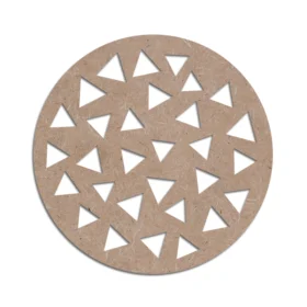 Mdf craft circle coaster design 22