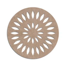 Mdf craft circle coaster design 23