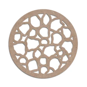 Mdf craft circle coaster design 26