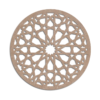 Mdf Cut Circle With Jali Design Mdf cut circle with jali design