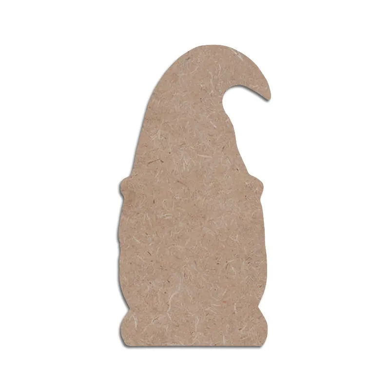 Gnome Shape Unfinished MDF Wood Cut Out