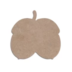 Thanksgiving wood acorn pair mdf cutouts