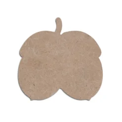 Thanksgiving Wood Acorn Pair MDF Cutouts