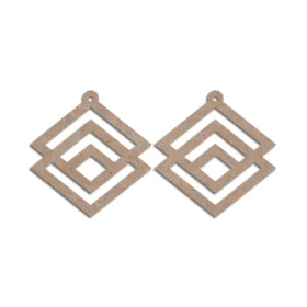 Mdf earrings design 2