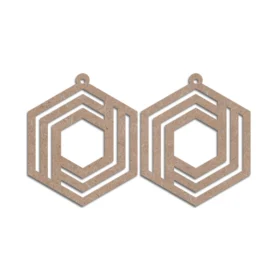 Mdf earrings design 6